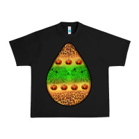 Black halloween pumpkin teardrop Urban Heavy Tee - BundleAndBundleShop