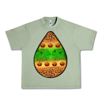 Oil Green halloween pumpkin teardrop Urban Heavy Tee - BundleAndBundleShop