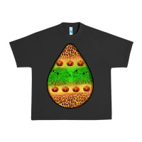 Pigment Black halloween pumpkin teardrop Urban Heavy Tee - BundleAndBundleShop