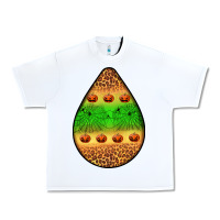 White halloween pumpkin teardrop Urban Heavy Tee - BundleAndBundleShop