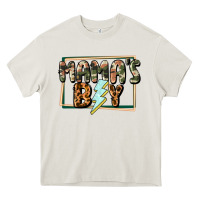 Cream Mama's boy Mother's Day Heavy Core Tee - CowGirlArtShop