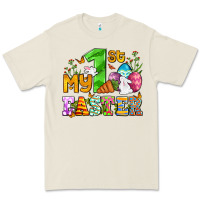 Easter Day My First Easter With Eggs And Rabbits Premium Tee | Teevron