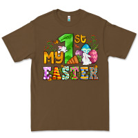 Cacao Easter Day My first Easter with eggs and rabbits Premium Tee - OliviaCreatesArt