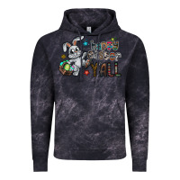 Cloud Black Happy Easter Y'all Vintage Hoodie - CowhideDigitalArt