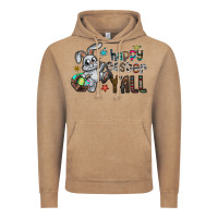 Vintage Coffee Happy Easter Y'all Vintage Hoodie - CowhideDigitalArt