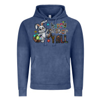 Vintage Denim Happy Easter Y'all Vintage Hoodie - CowhideDigitalArt