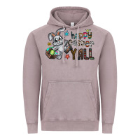 Vintage Zinc Happy Easter Y'all Vintage Hoodie - CowhideDigitalArt