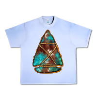 Grape Ice turquoise cowhide arrowhead Urban Heavy Tee - Jasminsmagicworld