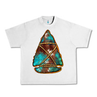Lunar Rock turquoise cowhide arrowhead Urban Heavy Tee - Jasminsmagicworld