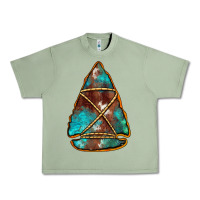 Oil Green turquoise cowhide arrowhead Urban Heavy Tee - Jasminsmagicworld