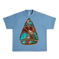 Pebble Blue turquoise cowhide arrowhead Urban Heavy Tee - Jasminsmagicworld