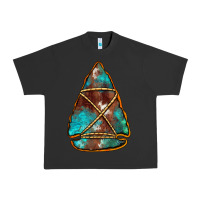 Pigment Black turquoise cowhide arrowhead Urban Heavy Tee - Jasminsmagicworld