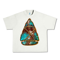 Pistachio turquoise cowhide arrowhead Urban Heavy Tee - Jasminsmagicworld