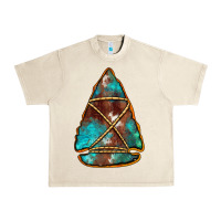 Sandshell turquoise cowhide arrowhead Urban Heavy Tee - Jasminsmagicworld