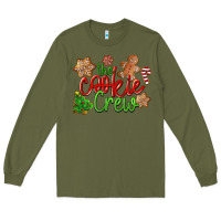 Army Green The Cookie Crew Christmas Long Sleeve Tee - LillyAllenDesigns