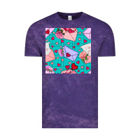 Cloud Purple valentines day love letter and envelope Vintage Tee - BundleAndBundleShop