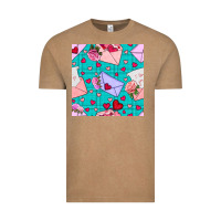 Vintage Coffee valentines day love letter and envelope Vintage Tee - BundleAndBundleShop