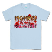 Dusty Blue mommy is my valentine olıvıa Classic Tee - OliviaCreatesArt