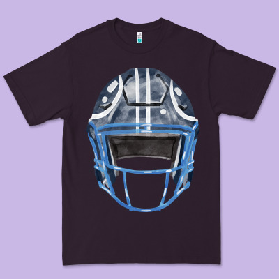 Football Helmet Fa Element 1 Premium Tee Designed By Fadigitalartstudio