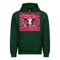 Forest Green pink gemstone baby calf western valentines day Urban Hoodie - Jasminsmagicworld