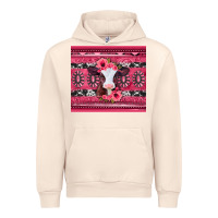 Sandshell pink gemstone baby calf western valentines day Urban Hoodie - Jasminsmagicworld