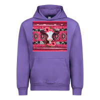Tulip pink gemstone baby calf western valentines day Urban Hoodie - Jasminsmagicworld