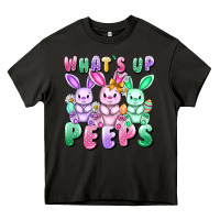 Asphalt What's up peeps Easter bunnies Easter Day Heavy Core Tee - CowGirlArtShop