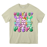 Mossy What's up peeps Easter bunnies Easter Day Heavy Core Tee - CowGirlArtShop