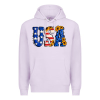 Lilac usa western font Premium Hoodie - Jasminsmagicworld