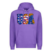 Purple usa western font Premium Hoodie - Jasminsmagicworld