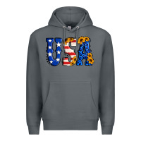 Rock usa western font Premium Hoodie - Jasminsmagicworld