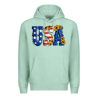 Seafoam usa western font Premium Hoodie - Jasminsmagicworld