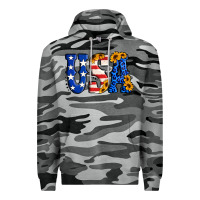 Slate Camo usa western font Premium Hoodie - Jasminsmagicworld