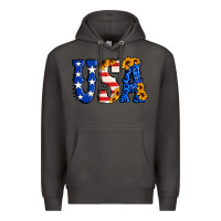 Smoke usa western font Premium Hoodie - Jasminsmagicworld