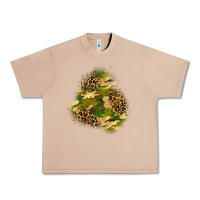 Burro camouflage and leopard patch  3 Urban Heavy Tee - BundleAndBundleShop