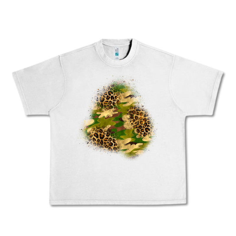 Camouflage And Leopard Patch  3 Urban Heavy Tee by BundleAndBundleShop | Teevron