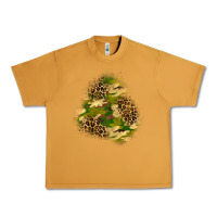 Peanut Butter camouflage and leopard patch  3 Urban Heavy Tee - BundleAndBundleShop