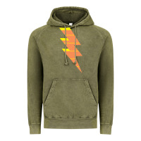 Vintage Olive LIGHTNING BOLT Vintage Hoodie - baoMotion