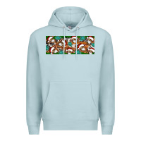 Blue Mist Santa skeleton christmas Premium Hoodie - Artiststas