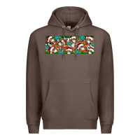 Coffee Santa skeleton christmas Premium Hoodie - Artiststas