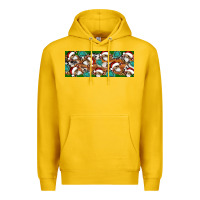Lemon Santa skeleton christmas Premium Hoodie - Artiststas