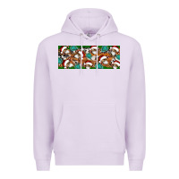 Lilac Santa skeleton christmas Premium Hoodie - Artiststas