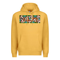 Mustard Santa skeleton christmas Premium Hoodie - Artiststas