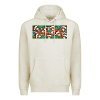 Oatmeal Heather Santa skeleton christmas Premium Hoodie - Artiststas