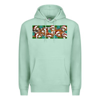 Seafoam Santa skeleton christmas Premium Hoodie - Artiststas