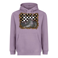 Lavender leopard racing  background Heavyweight Hoodie - RanaPortraitStore