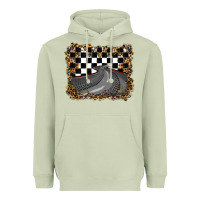Matcha leopard racing  background Heavyweight Hoodie - RanaPortraitStore