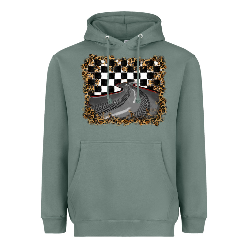 Leopard Racing  Background Heavyweight Hoodie by RanaPortraitStore | Teevron