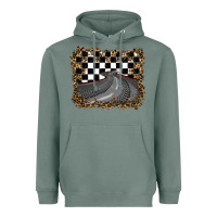 Sage leopard racing  background Heavyweight Hoodie - RanaPortraitStore