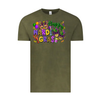 Vintage Olive happy mardi gras Vintage Tee - FaDigitalArtStudio